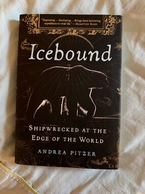 Hardcover Book Icebound by Andrea Pitzer - Black Cover